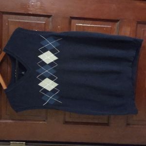 Club Room sweater vest blue